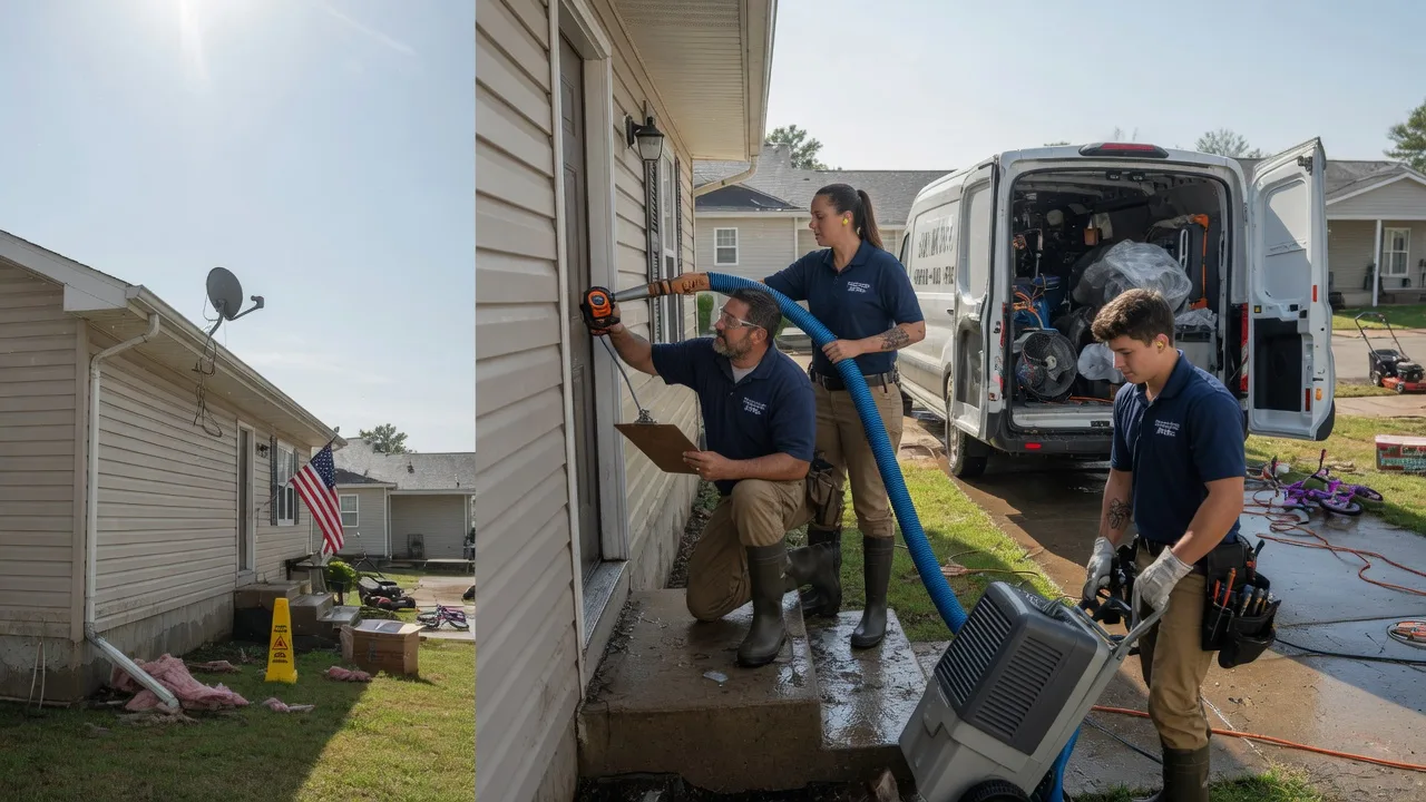 Ceiling Water Damage Restoration in West Harrison, IN near me